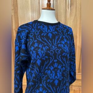 VTG Peak 80s Western Connection of California, Made in Britain, Metallic, VGUC L